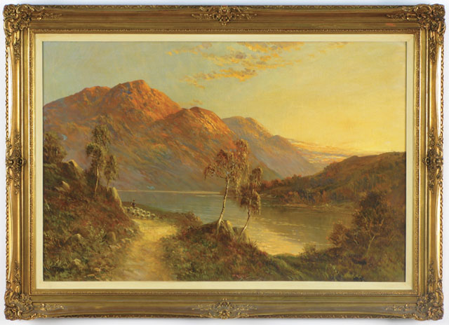 Appraisal: CAMPBELL SCOTT OIL ON CANVAS British American born Scottish Highland