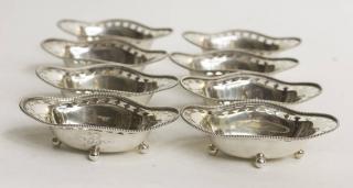 Appraisal: Sterling Silver Set of Nut Dishes OT Gross