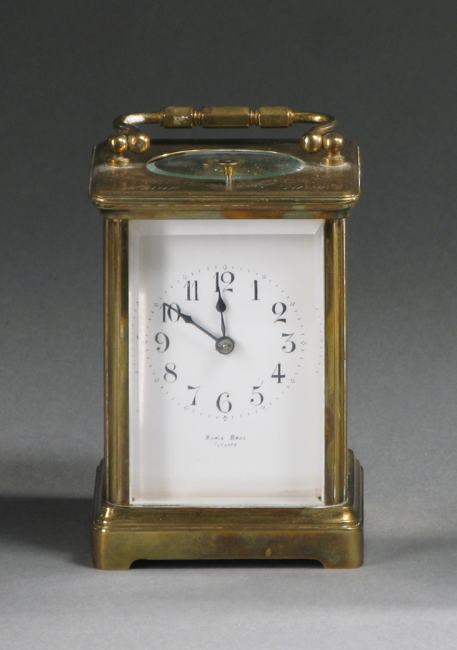 Appraisal: FRENCH REPEATER CARRIAGE CLOCK dated with springwound time strike movement