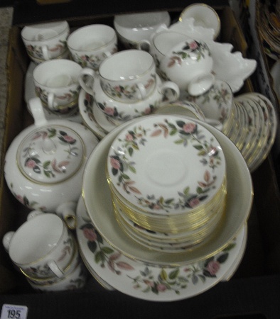 Appraisal: Wedgwood Hathaway Rose Tea and Diner Ware