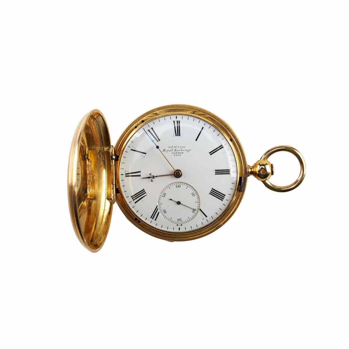 Appraisal: James McCabe Of London Keywind Pocket Watch circa case and