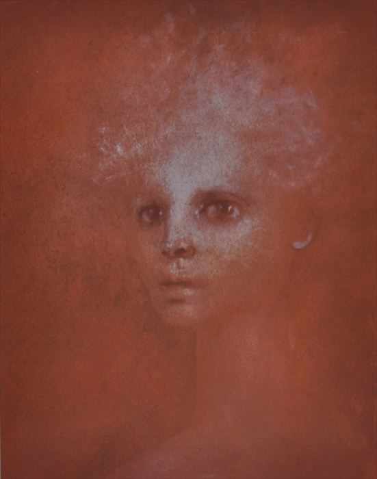 Appraisal: LEONOR FINI - PORTRAIT Lithograph in colors x in sheet