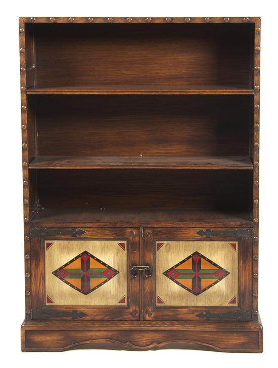 Appraisal: n American Arts and Crafts Bookcase having three open shelves