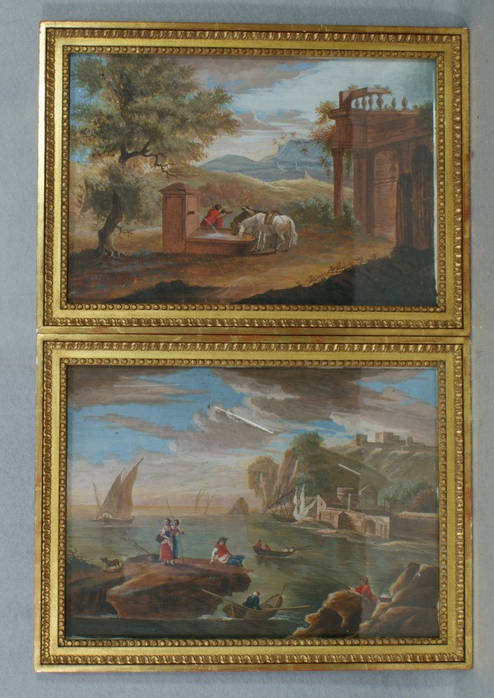 Appraisal: B Merena Italian School th c w c and gouache