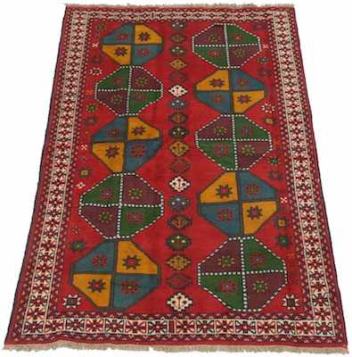 Appraisal: A Persian Tabriz Area Rug Apprx '- x '- Low