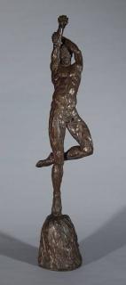 Appraisal: Agnes Yarnell bronze sculpture Agnes Yarnell American th c -