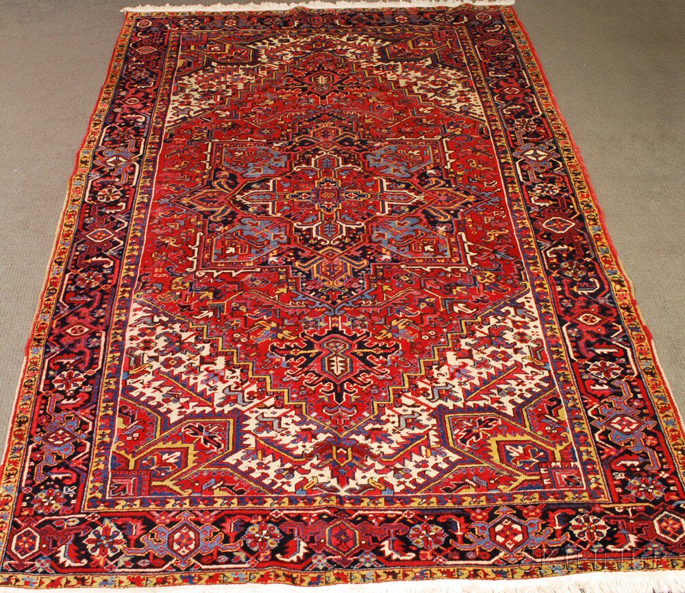 Appraisal: Heriz Carpet Northwest Persia second quarter th century new fringes