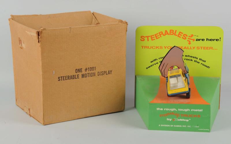 Appraisal: Hubley Boxed Steerable Truck Countertop Display This rare countertop display