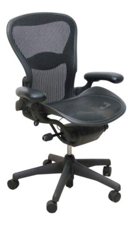 Appraisal: Herman Miller Aeron office chair model number AE AWB having