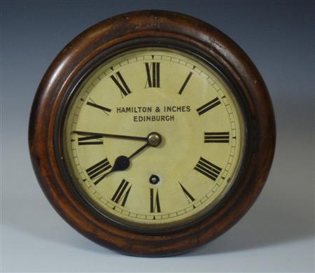 Appraisal: A th century Dial clock By Hamilton Inches Edinburgh the