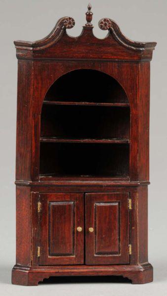 Appraisal: Eric Pearson Corner Cupboard America mid- th century a stunning