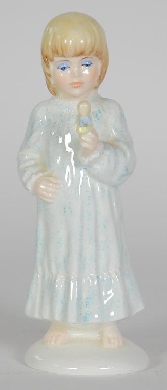 Appraisal: LIMITED EDITION COALPORT CHINA FIGURE 'CHRISTMAS ANGEL' in high printed