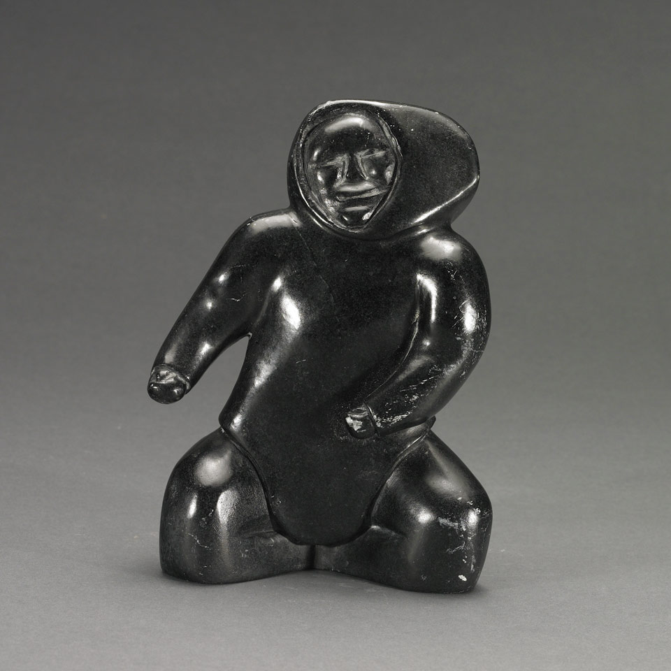 Appraisal: ATAKALIK PALLUQ - E - Clyde River KNEELING WOMAN stone