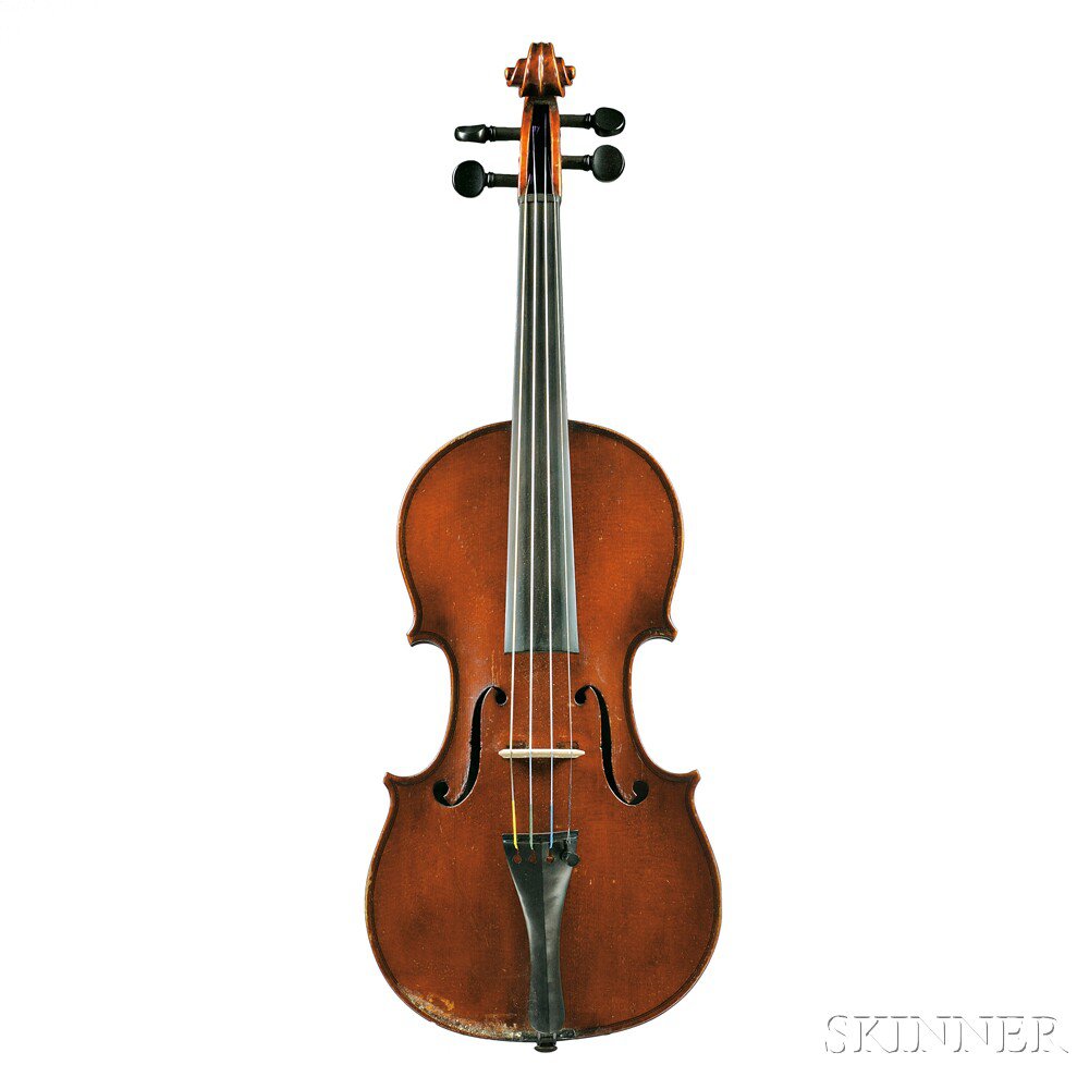 Appraisal: French Violin Attributed to Nicolas Vuillaume Mirecourt c - labeled