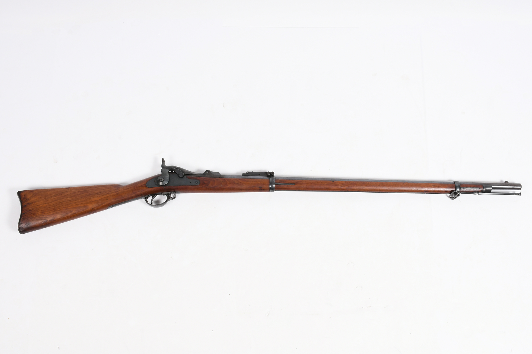 Appraisal: ANTIQUE SPRINGFIELD BREECH-LOADER RIFLE Serial number original case color stamped