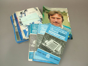 Appraisal: A collection of Birmingham City football match programmes c 's-