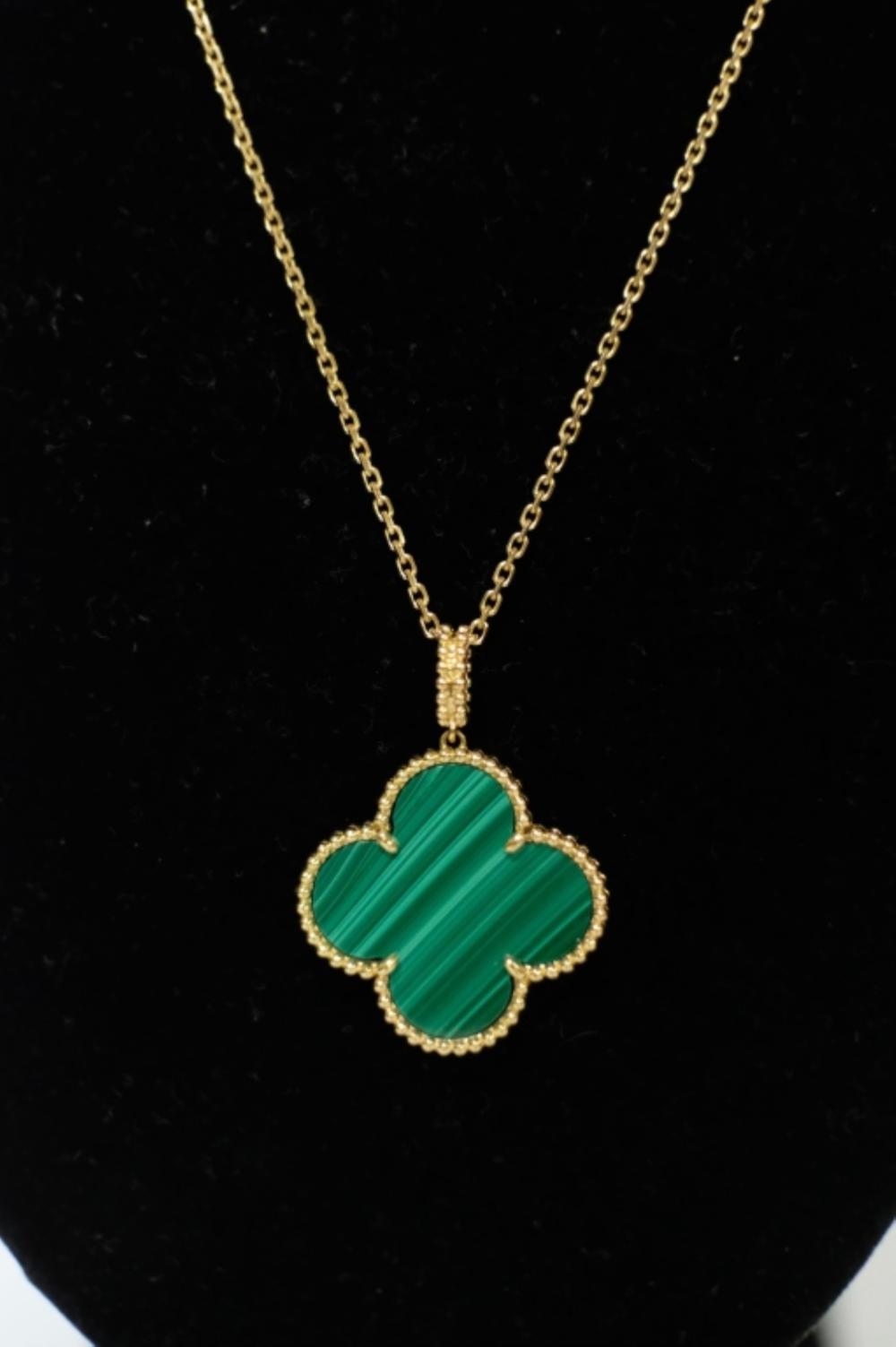 Appraisal: VAN CLEEF ARPELS MAGIC ALHAMBRA LONG NECKLACEThe necklace design is