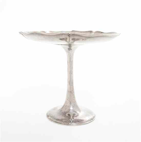 Appraisal: An American Arts Crafts Sterling Silver Compote Kalo Chicago having