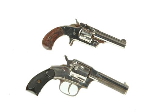 Appraisal: TWO REVOLVERS Smith Wesson single action nd Model caliber five