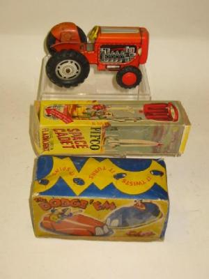 Appraisal: A Japanese Modern Toys tinplate tractor friction drive long F