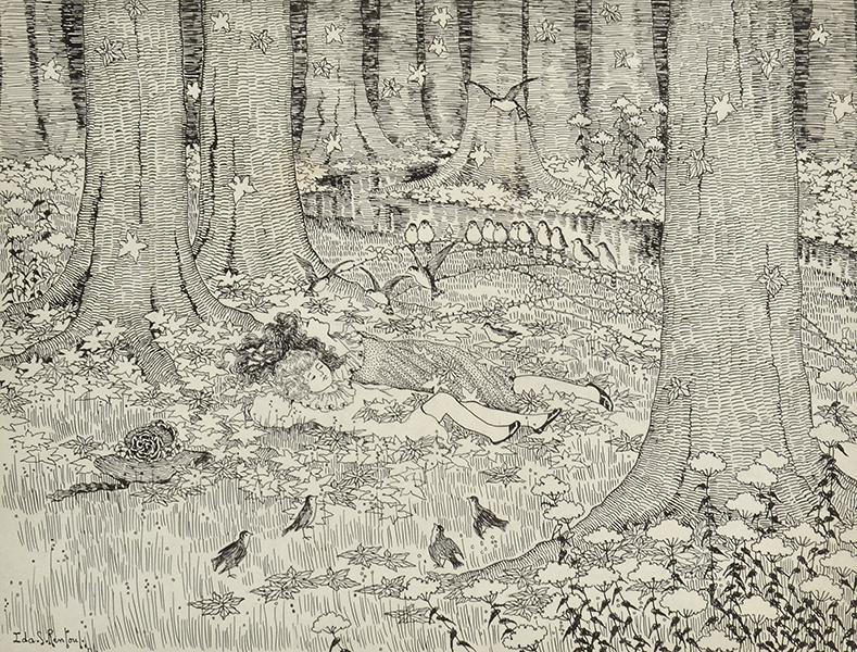 Appraisal: IDA RENTOUL OUTHWAITE - The Babes in the Wood ink