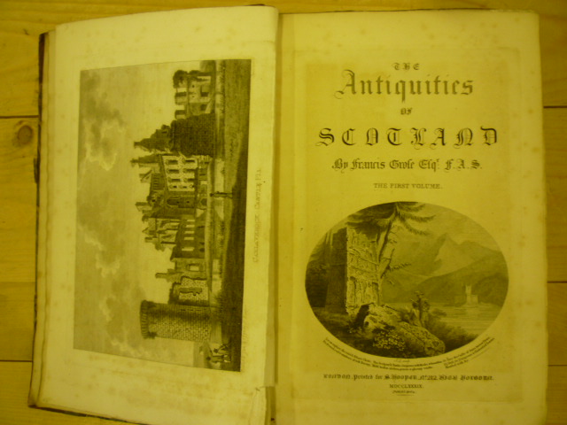 Appraisal: THE ANTIQUITIES OF SCOTLAND Francis Grose S Hooper vols extensively