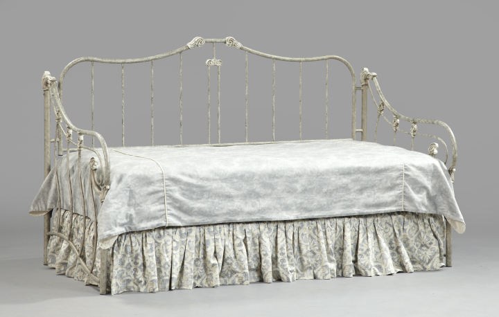 Appraisal: Contemporary Painted Iron Day Bed in the Late Victorian style