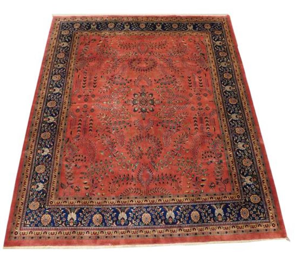 Appraisal: RUG Modern Sarouk style ' x ' wool on cotton