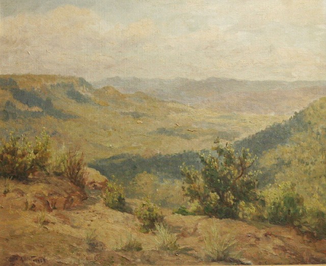 Appraisal: John Allcot - Mitchell's Ridge Mt Victoria Looking South oil