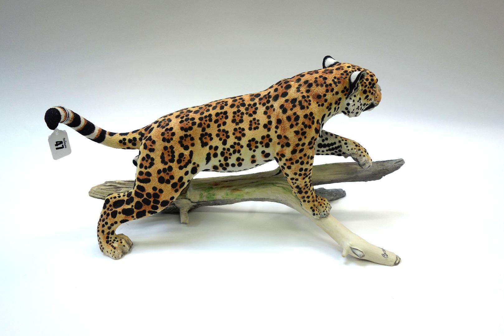 Appraisal: A large Boehm limited edition figure of a Jaguar cm