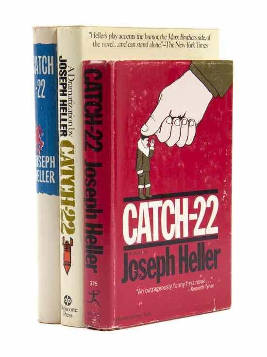 Appraisal: HELLER JOSEPH A group of three editions of Catch- each