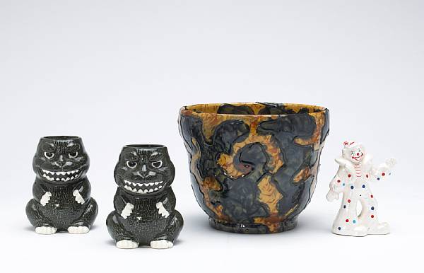 Appraisal: A Vince Welnick group of ceramic items from his house