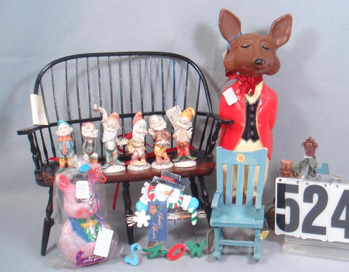 Appraisal: Assorted Craft figurine furniture lot plastic Fox All in good