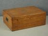 Appraisal: SILVER CHEST - Custom oak blue felt lined three tray