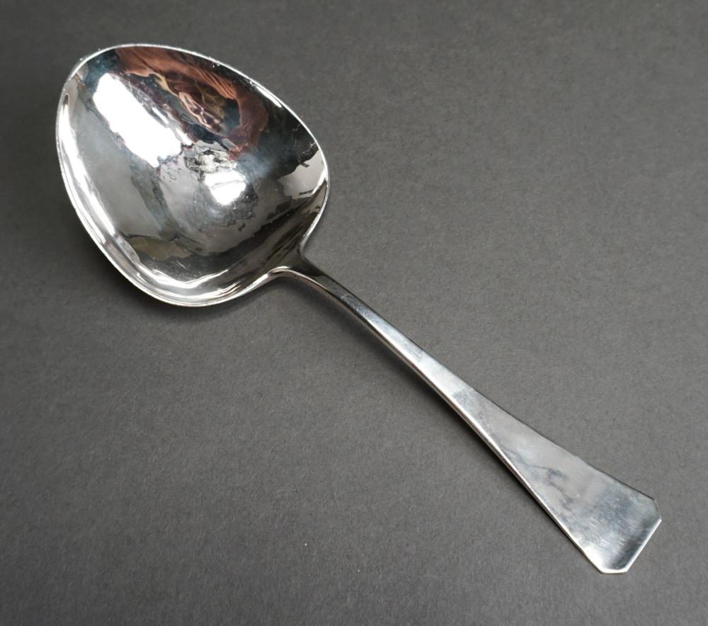 Appraisal: George Porter Blanchard Sterling Silver Serving Spoon ozt