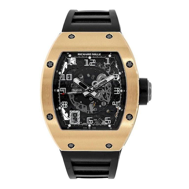 Appraisal: Richard Mille K Gold Skeletonized RM Richard Mille K Rose