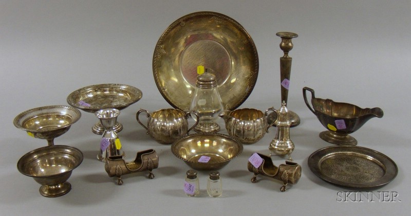 Appraisal: Group of Assorted Sterling Silver Tableware a pair of Gorham