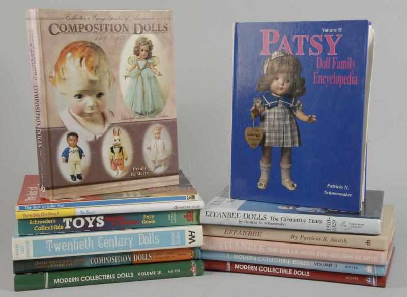 Appraisal: Large Lot of Books on Collectible Dolls Description Including Effanbee