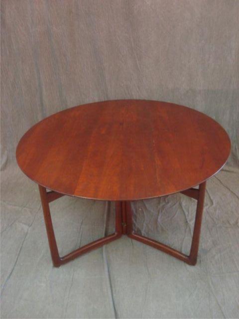 Appraisal: Danish Modern Drop Leaf Table Midcentury From a Riverdale estate