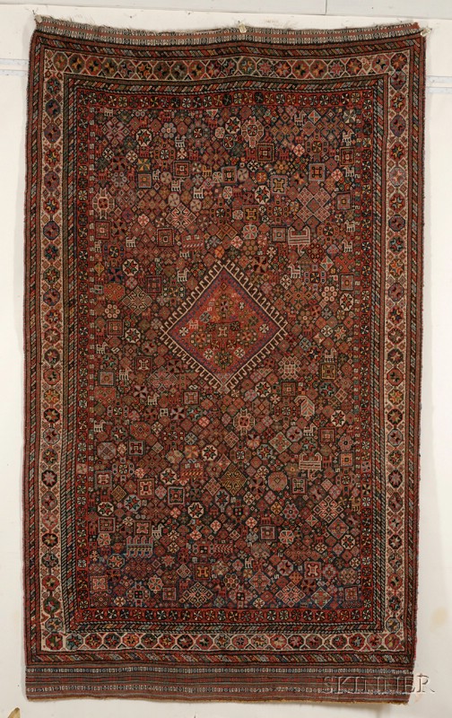 Appraisal: Khamseh Rug Southwest Persia early th century even wear to