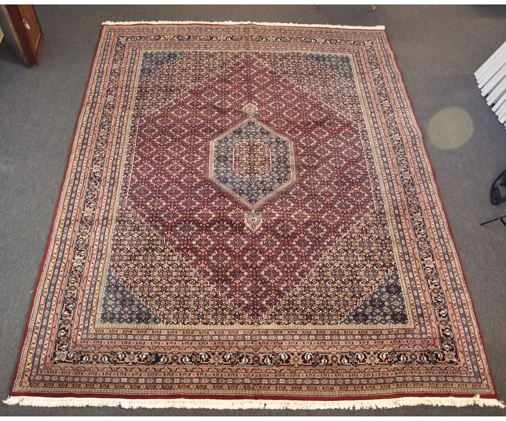 Appraisal: Palace Size Persian Carpet Palace size Persian carpet with geometric