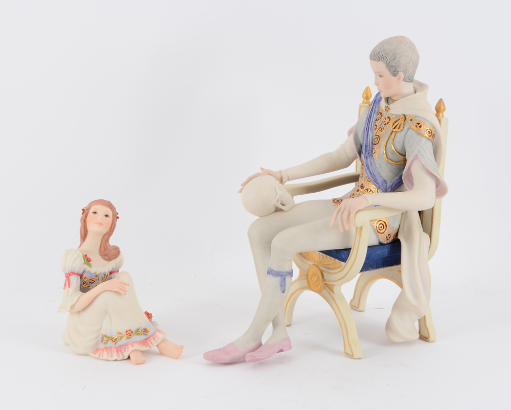 Appraisal: PIECE CYBIS PORCELAIN HAMLET SEATED WOMAN pieces total to include