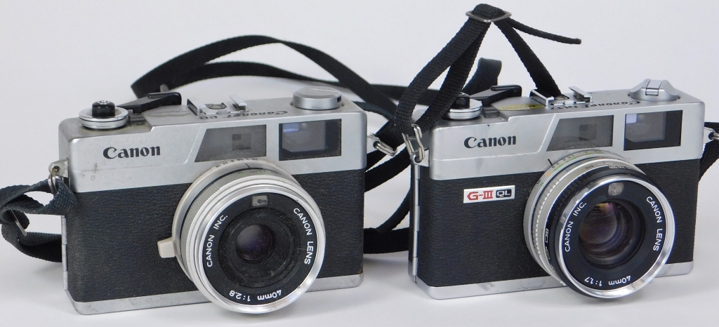 Appraisal: GROUP OF CANON CANONET RANGEFINDER CAMERAS Group of Canon Canonet