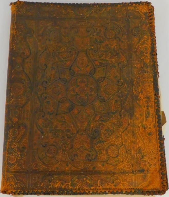 Appraisal: ILLUMINATED PARCHMENT FOLIO SIGNED BY EMPRESSMaria Theresa House of Habsburg