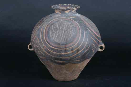 Appraisal: CHINESE NEOLITHIC POTTERY VESSEL Machang Phase of Majiayao Culture circa