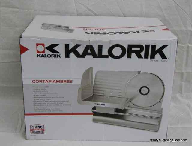 Appraisal: Kalorik Electric Household Meat Slicer NIBNew in the box is