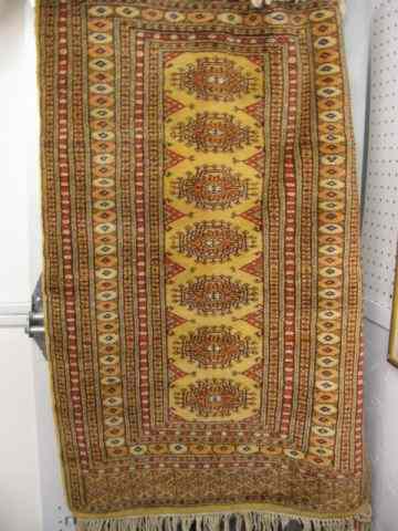 Appraisal: Bakhtiari Persian Handmade Mat geometrics browns reds ' x '