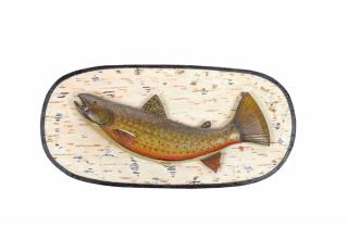 Appraisal: Brook Trout Plaque Phillippe Sirois Brook Trout Plaque Phillippe Sirois