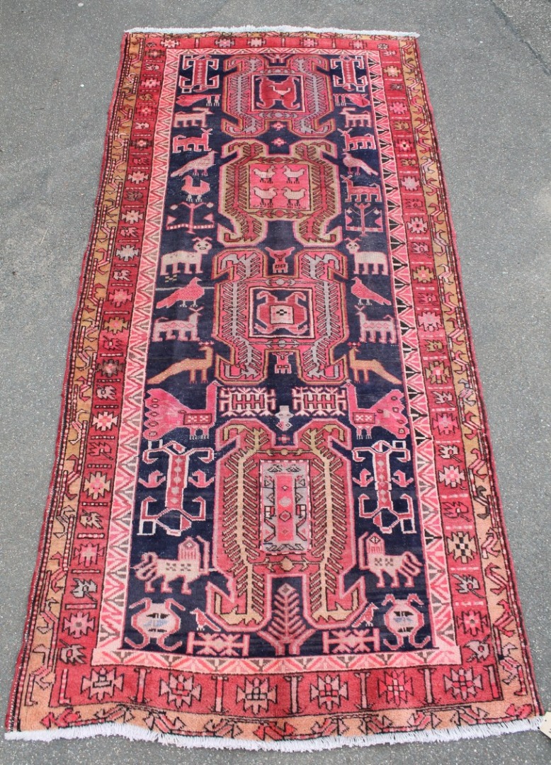 Appraisal: A Turkoman rug cm x cm