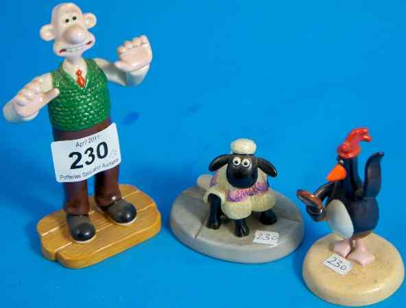 Appraisal: Coalport Characters Figures From the Wallace and Grommit collection Grand